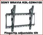 sony bravia kdl 52w4100 flat panel tilting wall mount returns