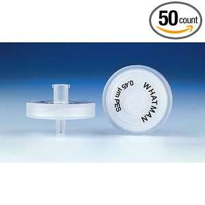Whatman 67122504 Polyvinylidene Fluoride Easydisc Syringe Filter, 25mm 