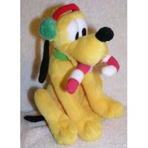  Disney 7 Plush Christmas Pluto Bean Bag Doll with Candy 