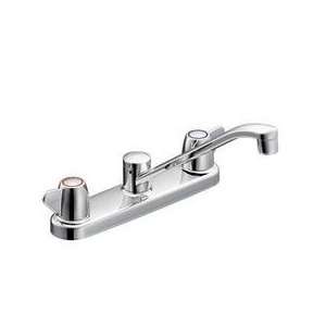  Cornerstone Kitchen Faucet with Two Handles in Chrome 