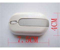Mini 10M USB Fold Arc Cordless Wireless Mouse Red Pink black white for 