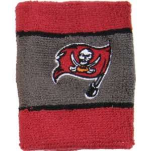  Tampa Bay Buccaneers NFL Striped Wristband 2 Pack Sports 