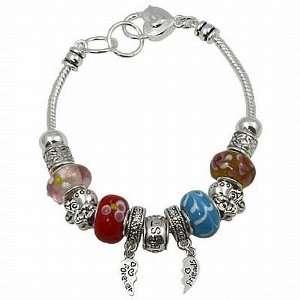   Best Friends Theme Moreno Bead Adjustable Charm Bracelet Jewelry