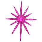VCO 17 LED Lighted Hot Pink Starburst Hanging Christmas Decoration