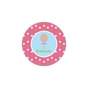  personalized lollipop plate (style 1p) 