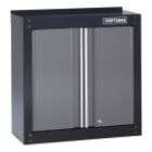 Craftsman 28 Wide Wall Cabinet   Black/Platinum