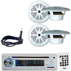  Pyle Marine Radio, Speaker and Cable Package   PLCD35MR AM 