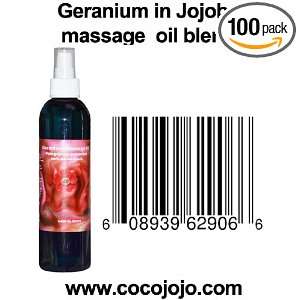 Oz 100% Natural Geranium Massage Oil in Jojoba Blend   Pelargonium 