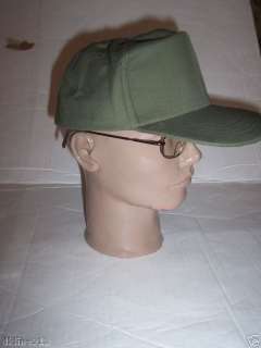 NEW MILITARY SURPLUS OD GREEN HOT WEATHER CAP HAT 7 1/8  