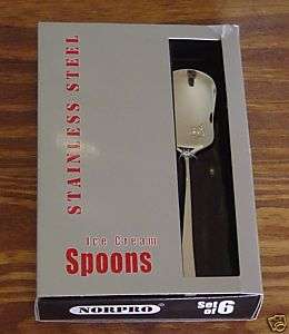 ICE CREAM/DESSERT SPOONS~SET OF 6~MAKES A GREAT GIFT  