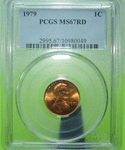 1979 P PCGS Lincoln Memorial MS67 Red Extremely Nice  