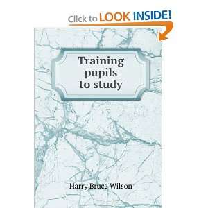  Training pupils to study Harry Bruce Wilson Books