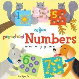eeBoo Pre School NUMBERS MEMORY GAME  Toys & Games  