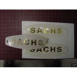  Vintage Motorcycle Sachs tank badges   Limited Small SACHS 