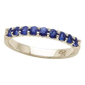 60 cttw Karina B(tm) Genuine Sapphire Band in 18 kt Yellow Gold Size 