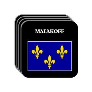  Ile de France   MALAKOFF Set of 4 Mini Mousepad Coasters 