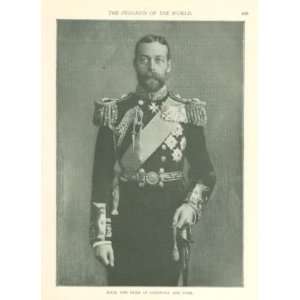  1901 Print Duke of Cornwall York 