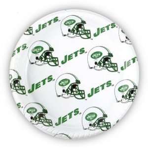    New York Jets 10 inch Reusable Plastic Plate