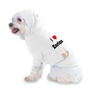  I Love/Heart Enrique Hooded (Hoody) T Shirt with pocket 