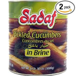 Sadaf Pickled Cucumbers In Brine Grocery & Gourmet Food