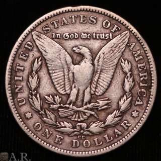1890 CC Morgan Silver Dollar Fine+/VF  
