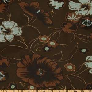  60 Wide Mesh Floral Brown Fabric By The Yard Arts 