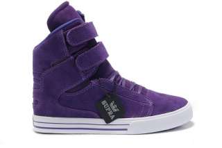 Purple TK Society Supra Justin Bieber shoes Skateboard Shoes  