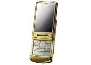 New LG KE970 Cell Phone Slide 2MP  Unlocked GOLD  