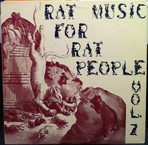   rat music for rat people vol 2 LP VG+ CD009 Vinyl 1984 Record  