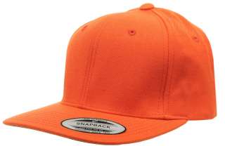   Flexfit Blank Snapback Hat Cap Classic Snap Back Flat Bill 6089M