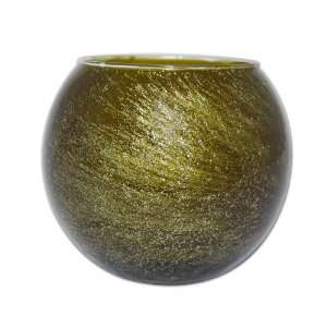  5 Olive Galaxy Polished Globe Candle