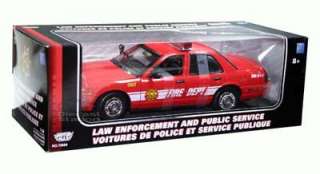 Ford Victoria Fire Dept Car Diecast 1/18 Red  