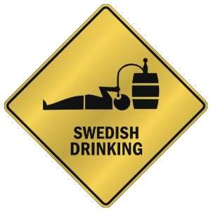    SWEDISH DRINKING  CROSSING SIGN COUNTRY SWEDEN