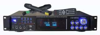 GMI PRO HB3750B / 3750w 7.2 CHANNEL RECEIVER+USB+SD CARD VHF MIC 