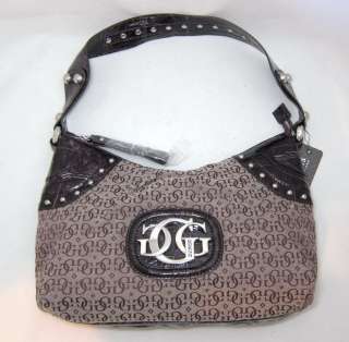 GUESS by Marciano LYNX Purse Bag Hobo Sac Handbag Signature Purple 
