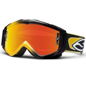   Sweat X Goggles with Mirrored Lens   One size fits most/Black/Yellow