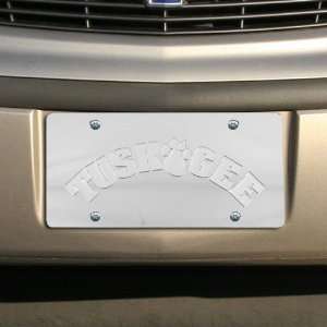  Tuskegee Golden Tigers Silver Mirrored License Plate 