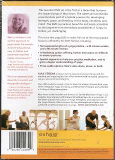 Max Strom/Exhale YOGA STRENGTH GRACE HEALING 2 DVDs Set  