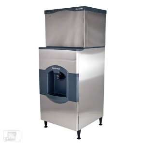    1H 595 Lb Full Size Cube Ice Machine w/ Hotel Dispenser Appliances