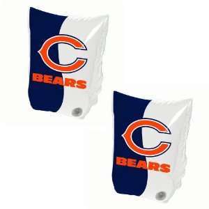    Chicago Bears Navy Blue White Water Wings