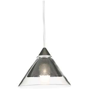   Alfa Lighting   Clear Cone   3X LED Pendant on Large Disc   Clear Cone