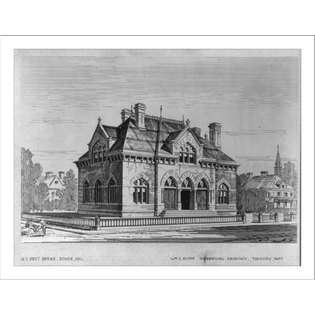 Library Images Historic Print (L) [U.S. Post Office, Dover, Delaware 