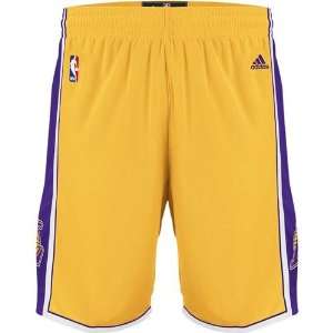  Los Angeles Lakers Revolution 30 Swingman Shorts (Gold 