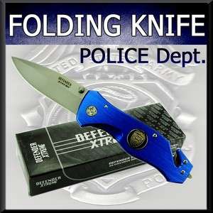 NEW Extreme Police Dept. Pocket Emergency Folding Knife  