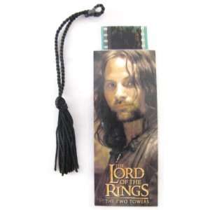   the Rings Two Towers Aragorn Movie Film Cell Bookmark w/Tassle 6x2