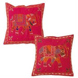   Elephant Zari Embroidery & Sequins Work (Ccset821)