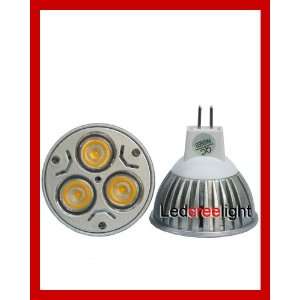 Ultra Bright Dimmable MR16 3*2w 6W 12V 60 degree High Power LED Light 