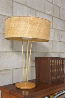 AUTHENTIC GERALD THURSTON LIGHTOLIER TRIPOD LAMP RARE  