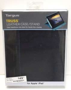 Targus Truss Black Leather Case & Stand for iPad 1 & 2    