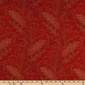  44 Wide Moda Rouenneries Paisley Foliage Turkey Red 